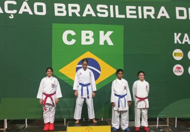 Lorena, do Colégio Salesiano, é vice-campeã da fase classificatória do Campeonato Brasileiro de Karatê