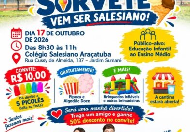 Colégio Salesiano promove Festa do Sorvete para integrar famílias e comunidade em Araçatuba